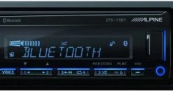 Alpine UTE-73BT Bluetooth Receiver -Stinger Audio Store alpine ute 73bt advanced bluetooth multimedia receiver 358344