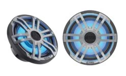 Hertz HEX 6.5 S-LD-G 6.5" Marine Coaxial LED Speakers