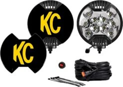 KC HiLiTES 0100 SlimLite 6" LED High Power 2-Light System - 50 Watt Offroad Spot