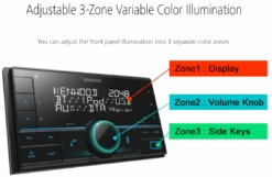 Kenwood DPX505BT CD/Bluetooth Receiver -Stinger Audio Store kenwood dpx505bt 2 din bluetooth cd car stereo alexa siriusxm ready radio 920356