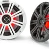 Kicker 45KM654L 6.5" LED Marine Coaxial Speakers -Stinger Audio Store kicker 45km654l 65 marine speakers led light boat coaxial 4 ohm 195 watt 867566