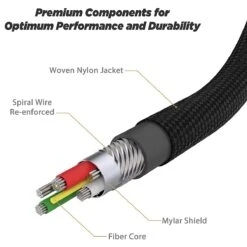 Scosche I3B4SG Strikeline Premium 4-ft Lightning Cable -Stinger Audio Store scosche i3b4sg strikeline premium 4 ft lightning cable 278904