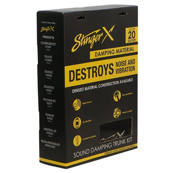 Stinger X X2DTR X Mat Trunk Kit 20 Sq Ft 3 Stinger X X2DTR X Mat Trunk Kit 20 Sq Ft