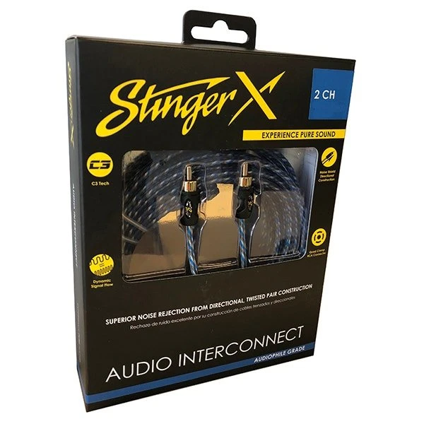 Stinger XI1217 X1 Series 2 Channel 17 Foot RCA Audio Interconnect 2 Stinger XI1217 X1 Series 2 Channel 17 Foot RCA Audio Interconnect