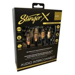 Stinger XI3417 X3 Series 4 Channel 17 Foot RCA Audio Interconnect